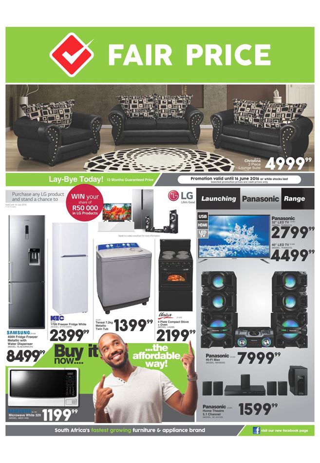 Fair Price Furniture Catalogue Specials Induced Info