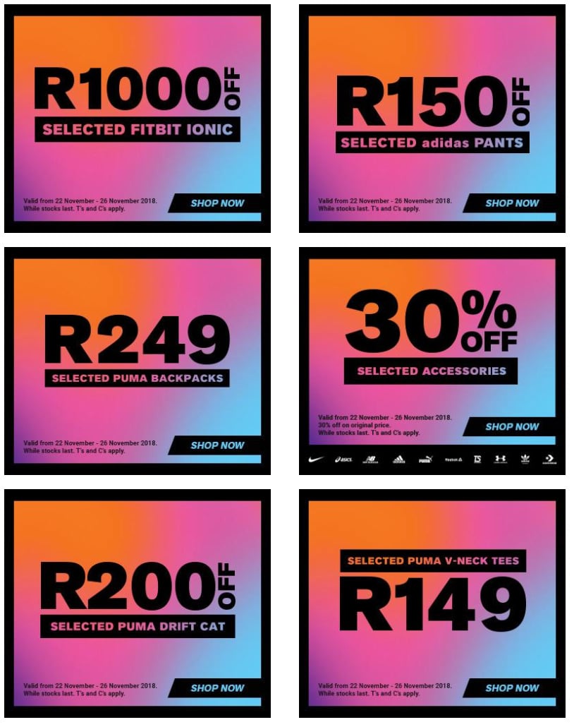 Total Sports Black Friday 2018 Sale & Deals