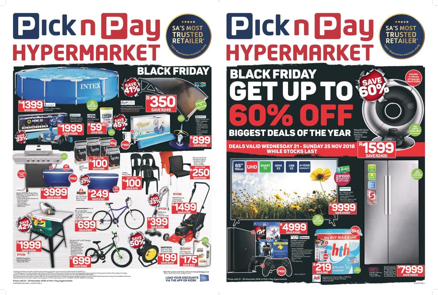 Pick N Pay Black Friday 2019 Specials