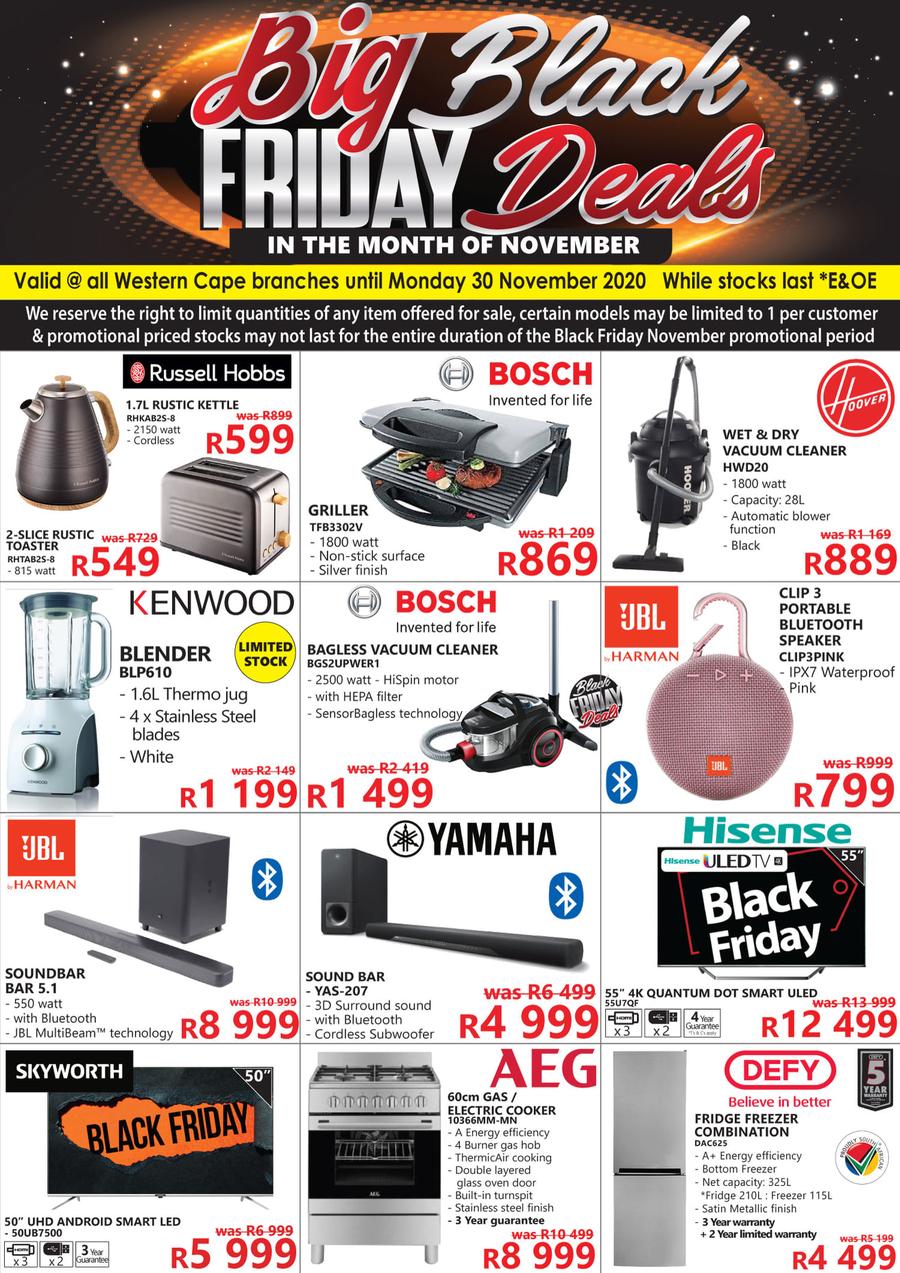 Tafelberg Furnishers Black Friday 2020 Deals & Specials