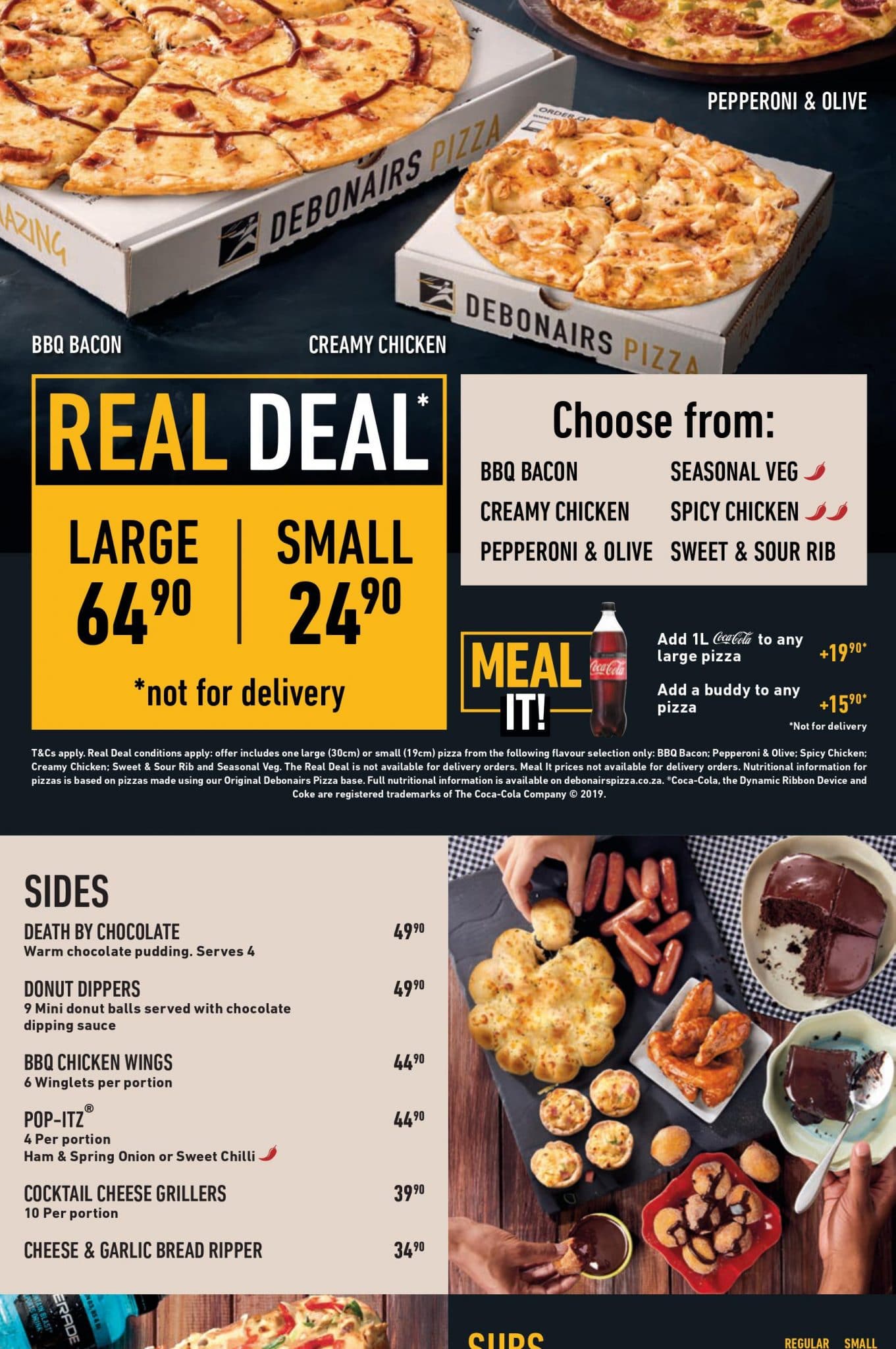 Debonairs Pizza Menu Prices & Specials