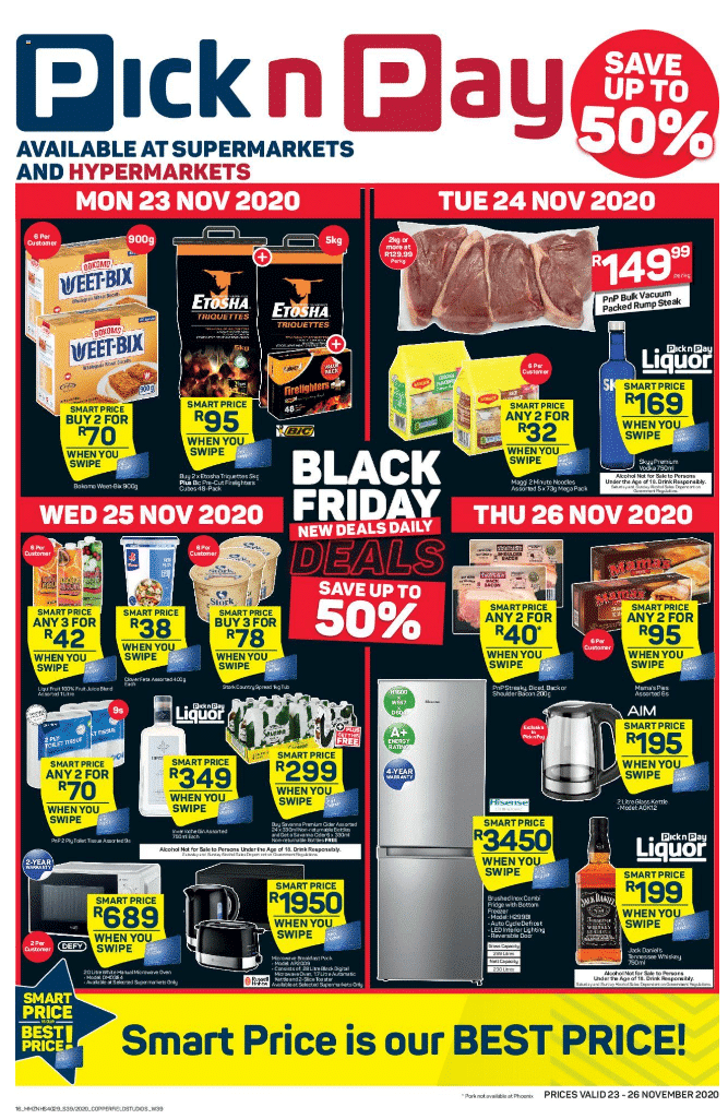 Pick N Pay Black Friday Deals & Specials 2020 - Save up to 50% OFF - Will Rockler Black Friday Deals Be Available Online