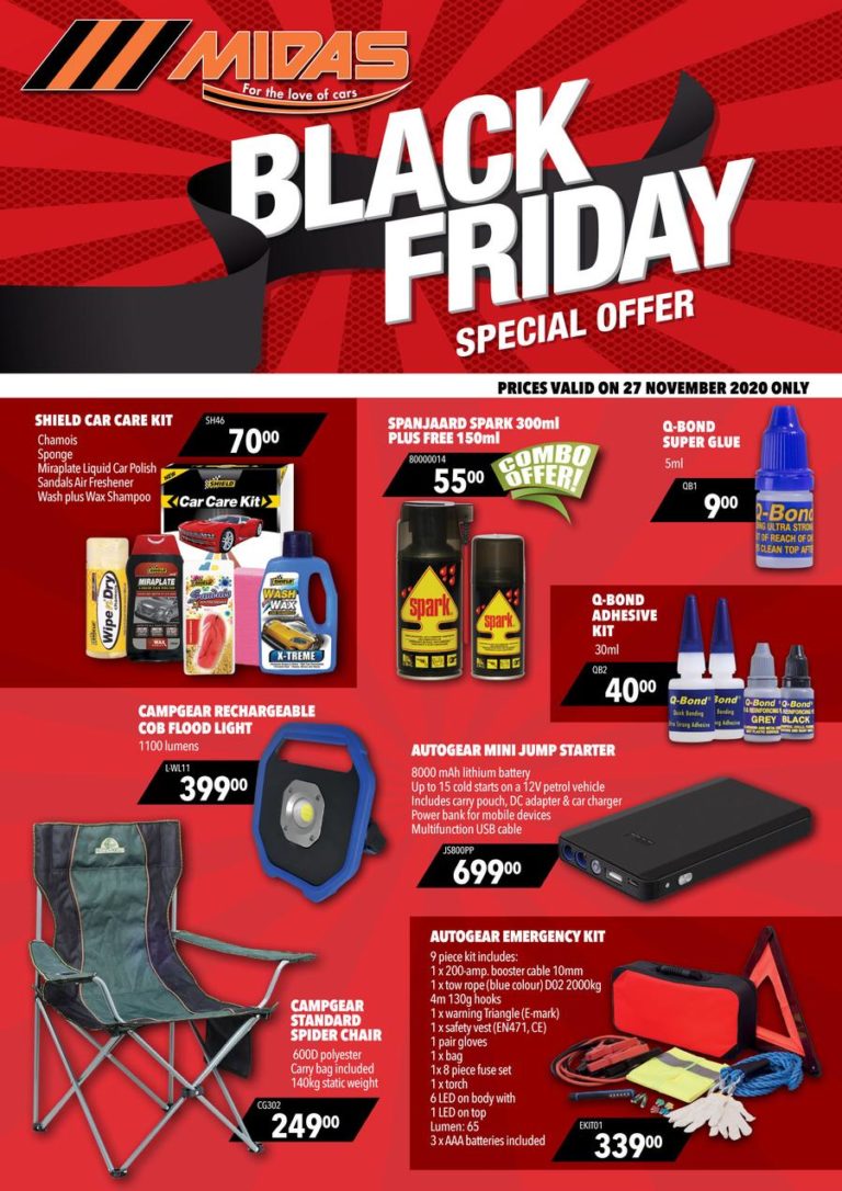 Midas Black Friday Specials & Deals 2021 - Will Be Black Friday Deals This Year