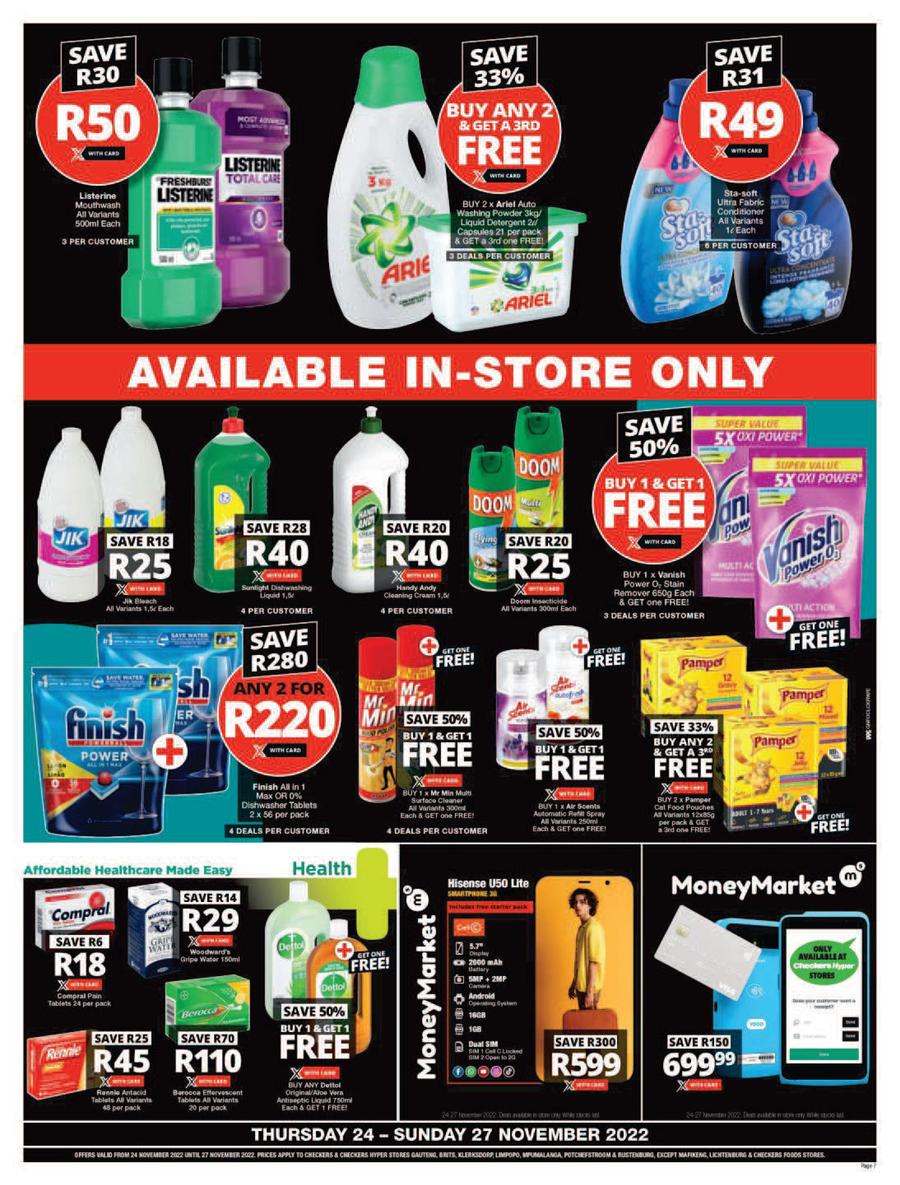 Checkers Black Friday 2023 Specials