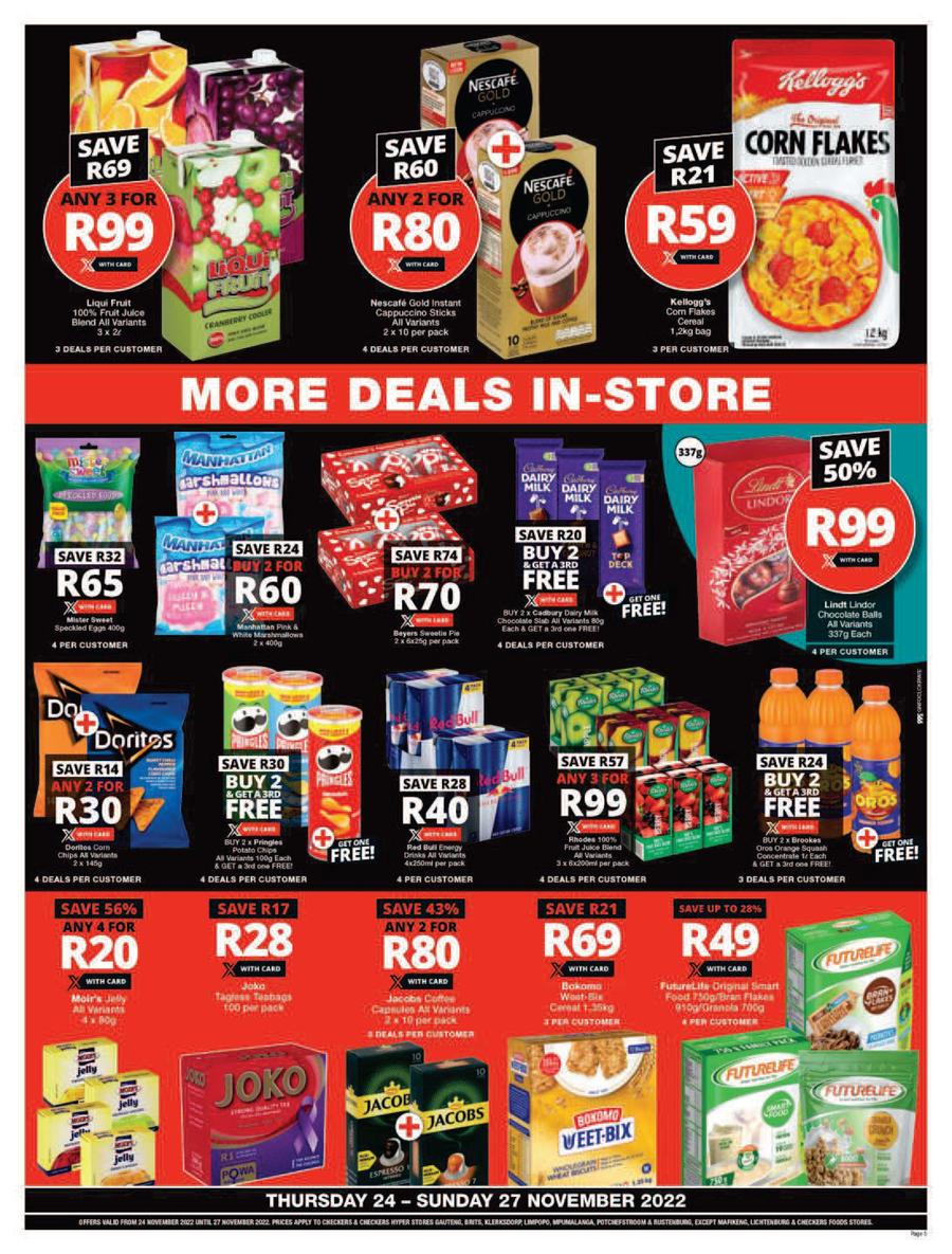 Checkers Black Friday 2023 Specials