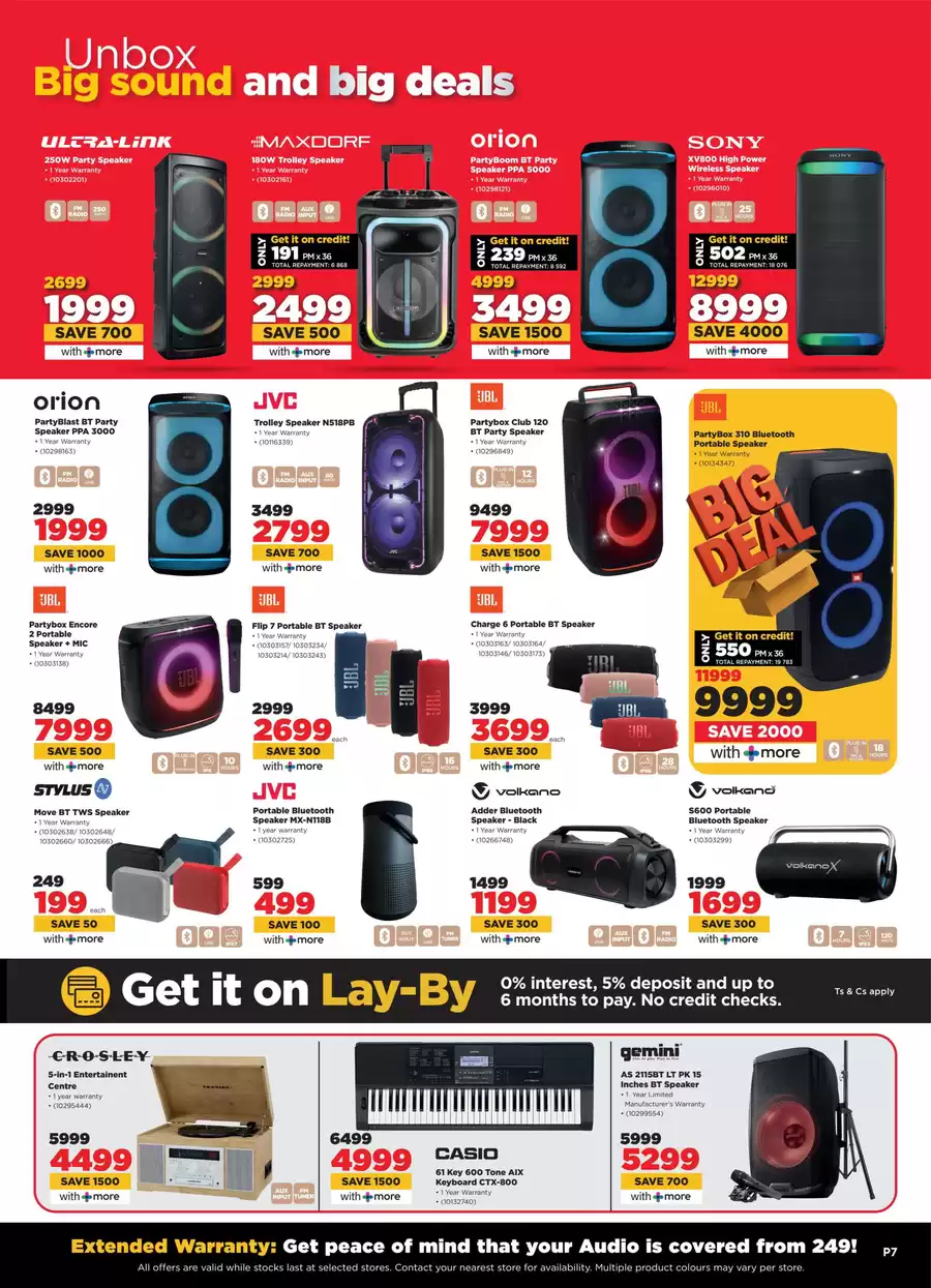 HiFi Corp Specials 2 July - 5 August, 2025